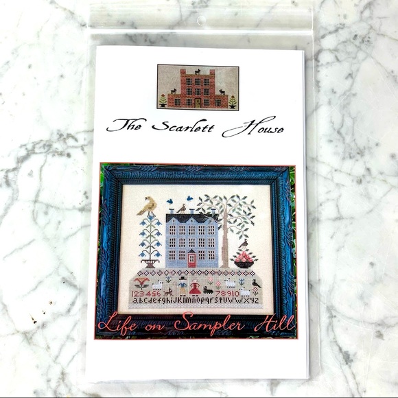Life on Sampler Hill Counted Cross-Stitch Pattern by The Scarlet House - Picture 2 of 4